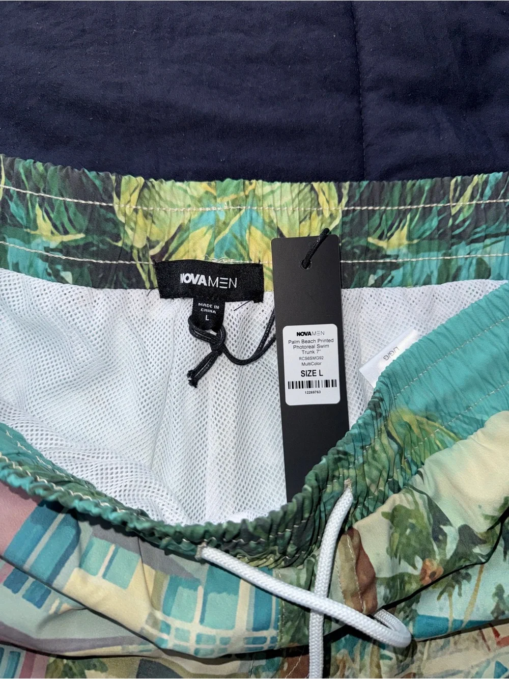 Fashion Nova Men’s Swim Trunks, Palm Beach